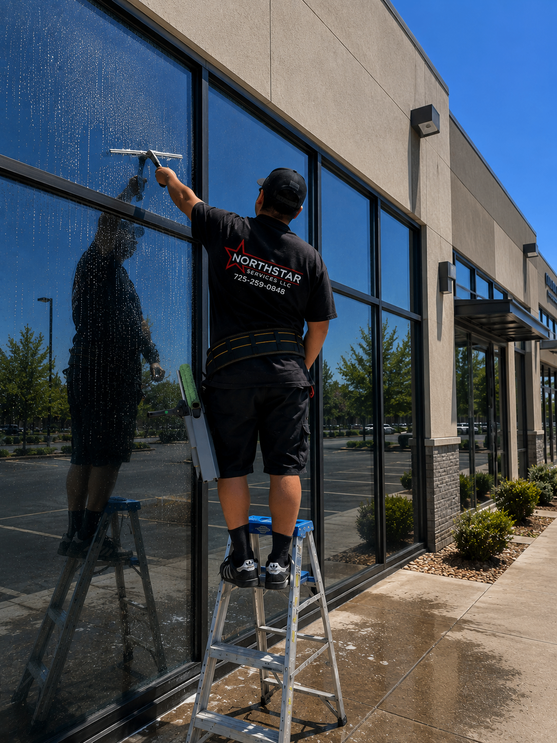 Commercial window cleaning
